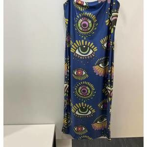 NEW BULULU paola evil eye dress in blue